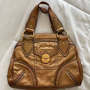 Bronze Marc by Marc Jacobs leather handbag